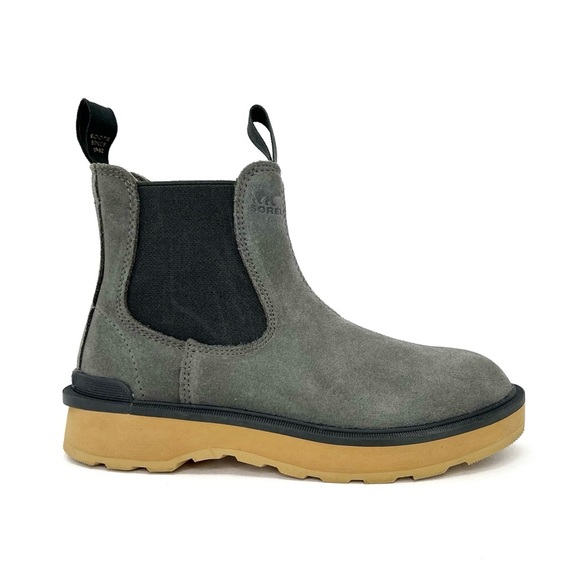 Sorel Hi-Line Chelsea Ankle Boot Women’s Size Size 6.5 Gray Waterproof Suede EUC - Picture 2 of 12
